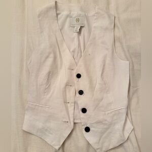 House of Harlow linen vest Xs